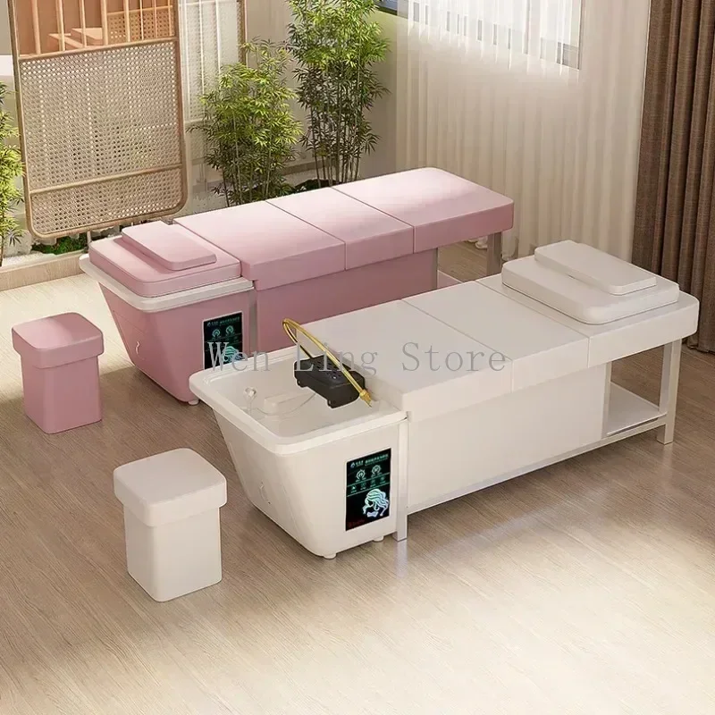 Massage Table Accessories Uk - 2025 Professional 90Lถังน้ําผมซักผ้านวดแชมพูชามเตียงสปาHeated Head Water Therapyเตียงแชมพูเตียง
