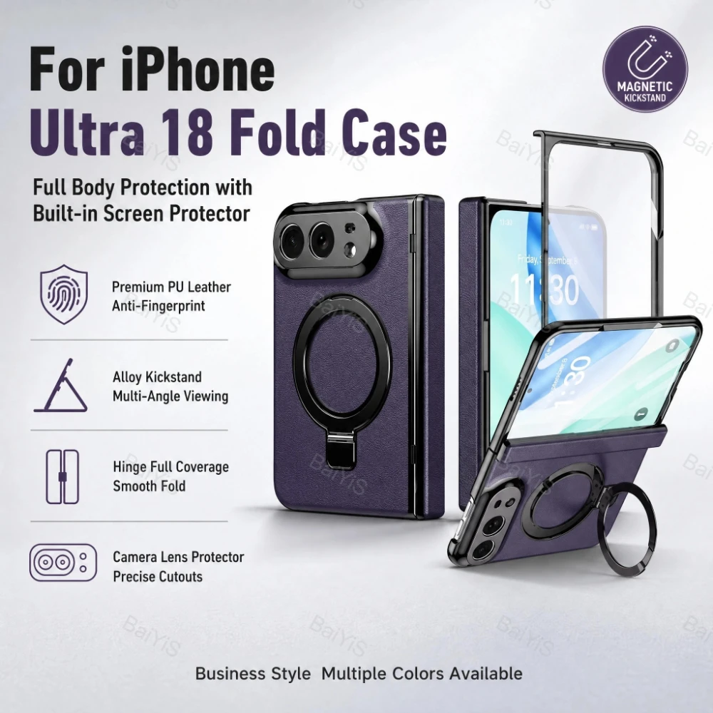 Windows Tablet Accessories - เคสหนัง PU พรีเมียม สำหรับ iPhone Duo