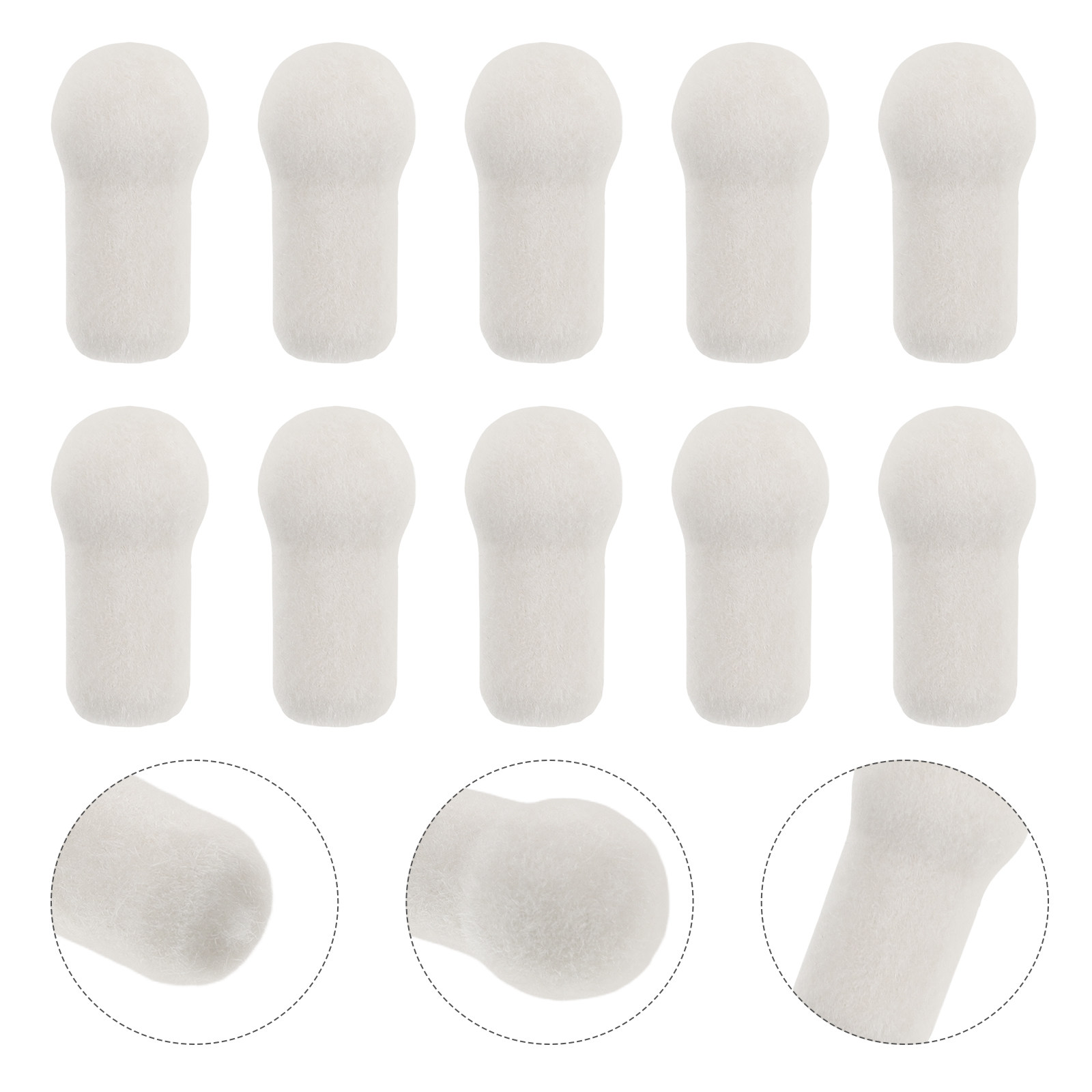 Stylus Replacement Tip - 10 ชิ้น หัวปากกาสักหลาดสำรอง ขนาด 8 มม.
