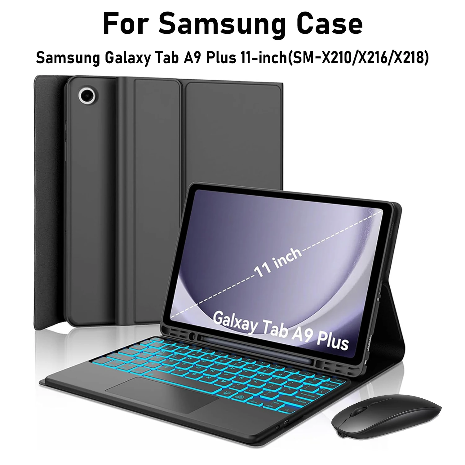 Samsung Tablet Keyboard Accessories - เคสคีย์บอร์ดสำหรับซัมซุง กาแลคซี่ แท็บ เอ 9 พลัส