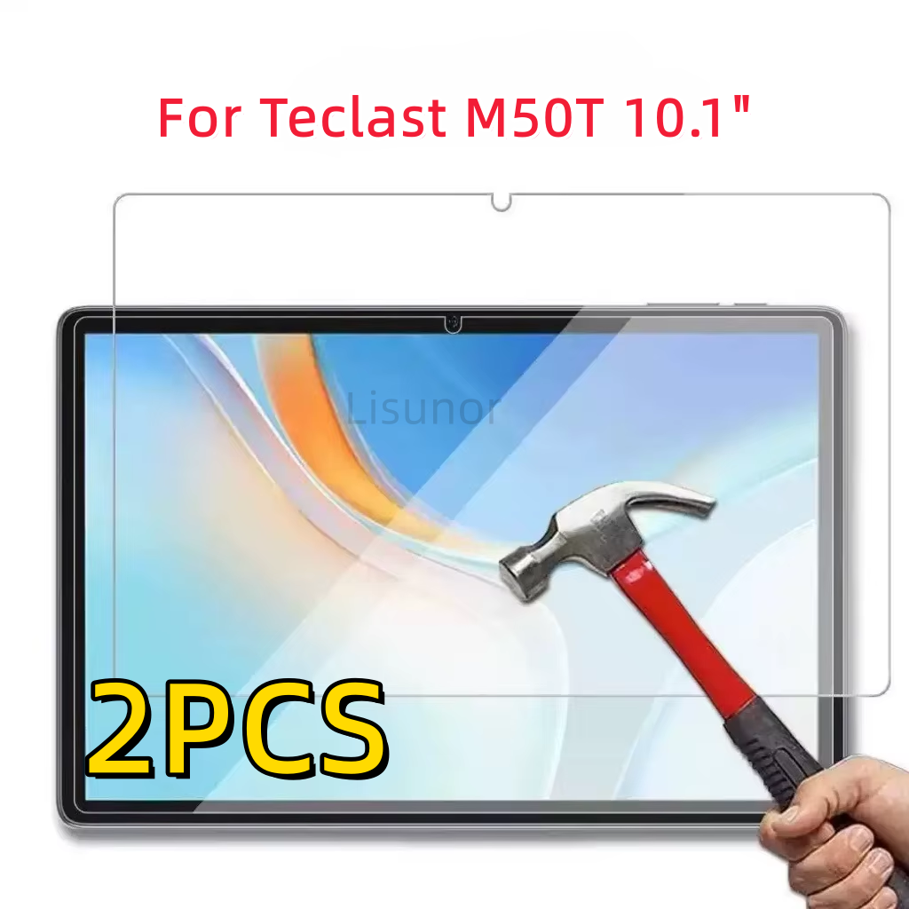 Teclast Tablet Accessories - 2 ชิ้น 9H กระจกนิรภัยป้องกันหน้าจอแท็บเล็ตสำหรับเทคลาสท์ M50T 10.1