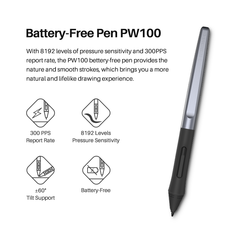 HUION Inspiroy H610X กราฟิกแท็ - Huion Tablet Accessories บทวิจารณ์และราคา