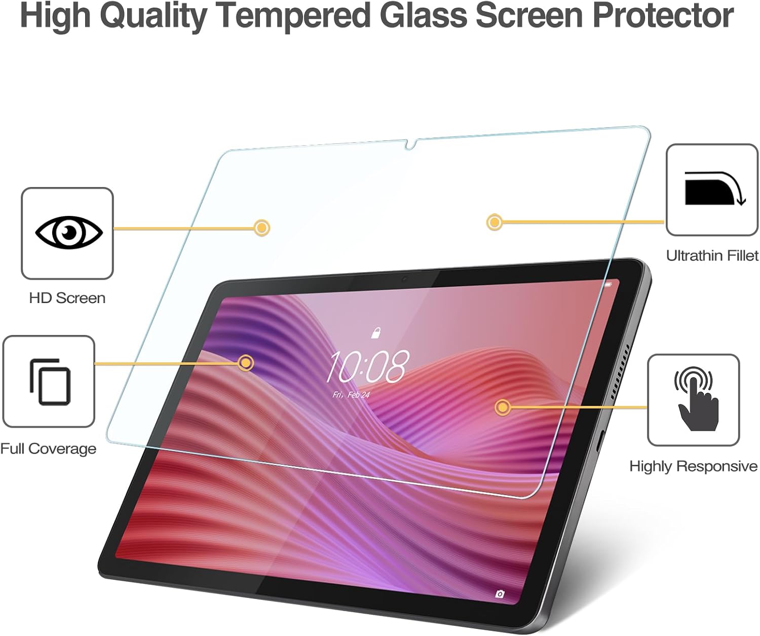 1 PCS 9H กระจกนิรภัยป้องกันหน้ - Teclast Tablet Accessories บทวิจารณ์และราคา