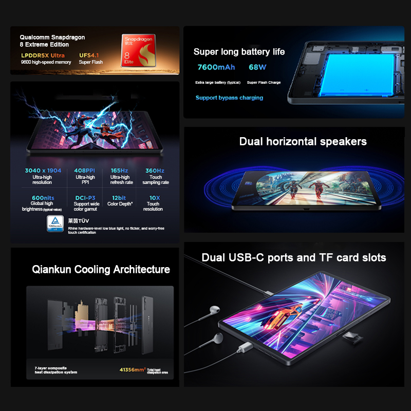 แท็บเล็ตเกมมิ่ง Lenovo Legion  - Tablet Accessories For Gaming บทวิจารณ์และราคา