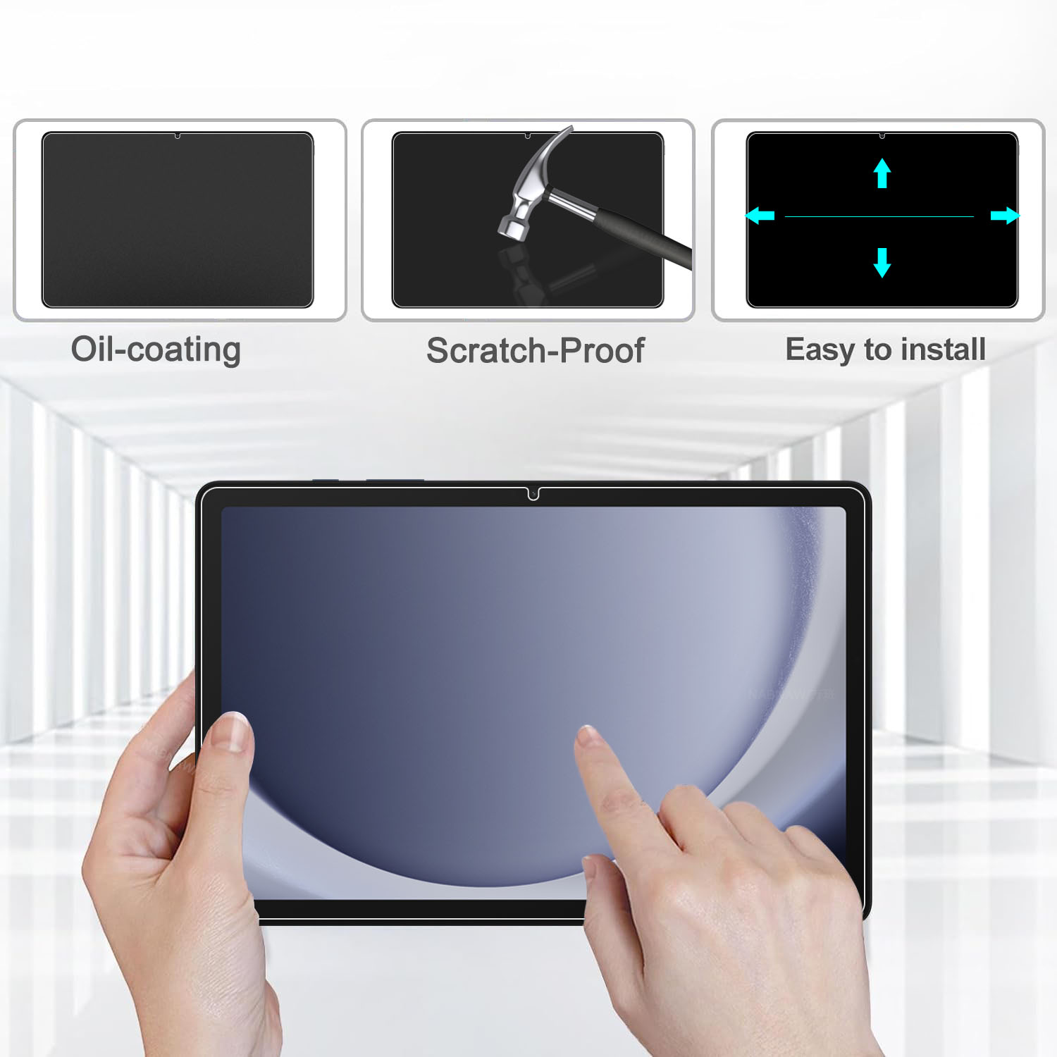 2 ชิ้น HD Scratch Proof Screen - Galaxy Tablet Accessories บทวิจารณ์และราคา
