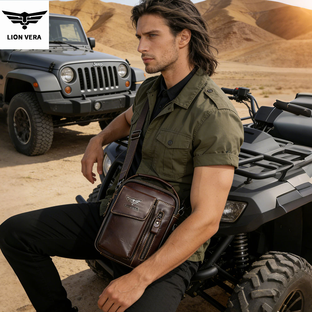 กระเป๋าหนังแท้สำหรับผู้ชาย LIO - Tablet Shoulder Bag บทวิจารณ์และราคา