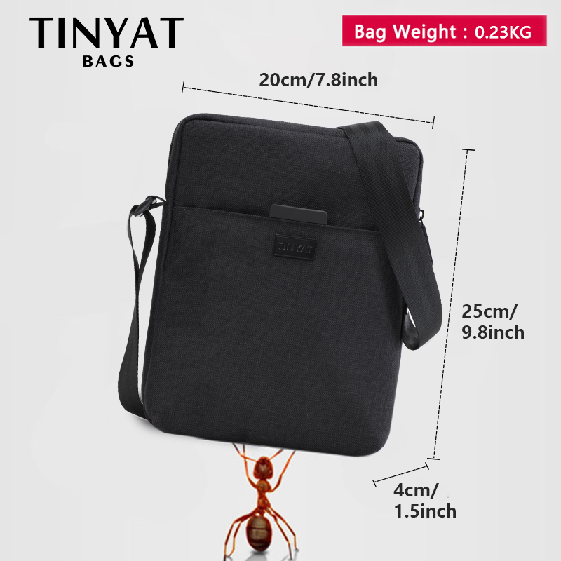 กระเป๋าสะพายข้างผ้าแคนวาส TINY - Tablet Shoulder Bag บทวิจารณ์และราคา
