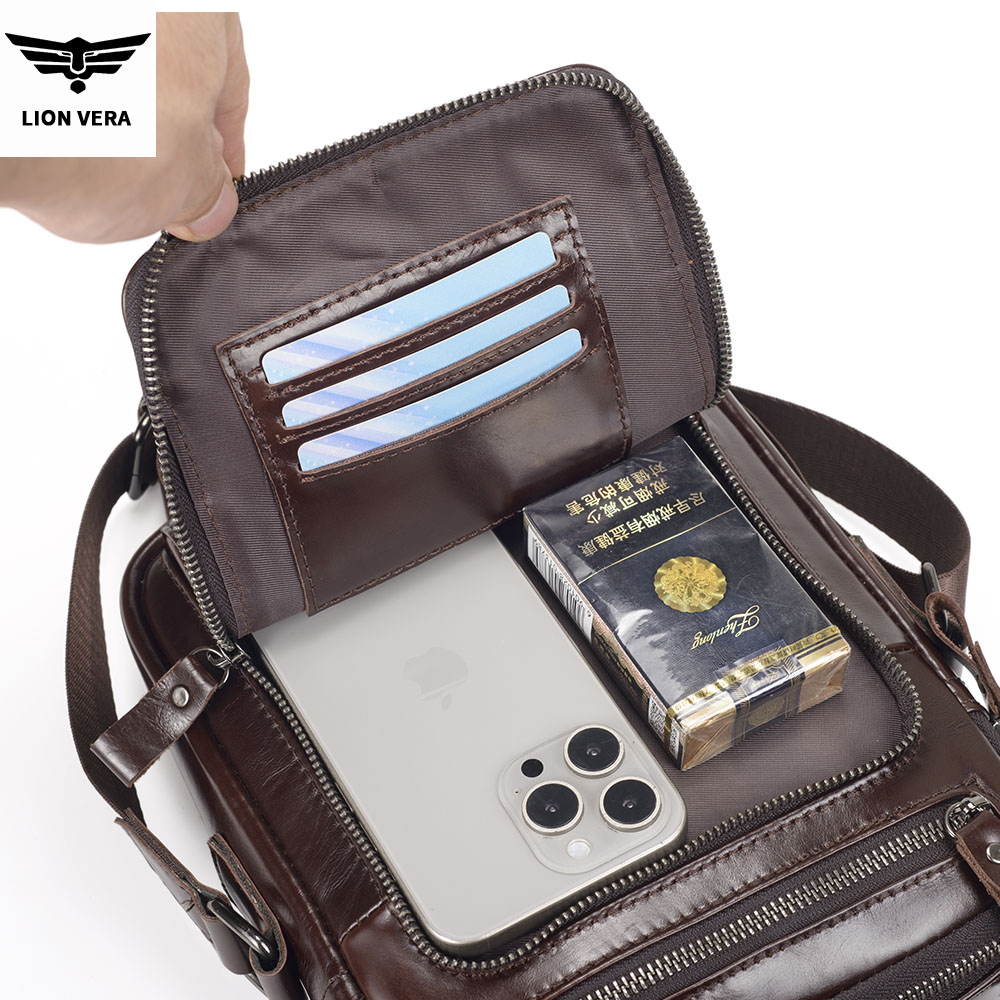 กระเป๋าหนังแท้สำหรับผู้ชาย LIO - Tablet Shoulder Bag บทวิจารณ์และราคา