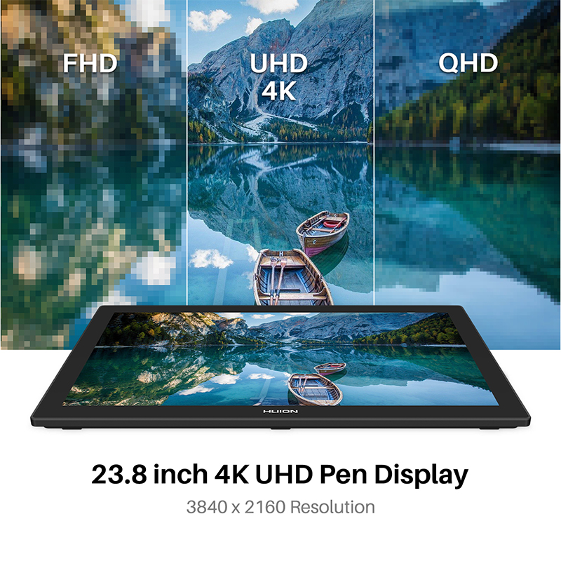 23.8 นิ้ว Huion Kamvas Pro 24  - Huion Tablet Accessories บทวิจารณ์และราคา