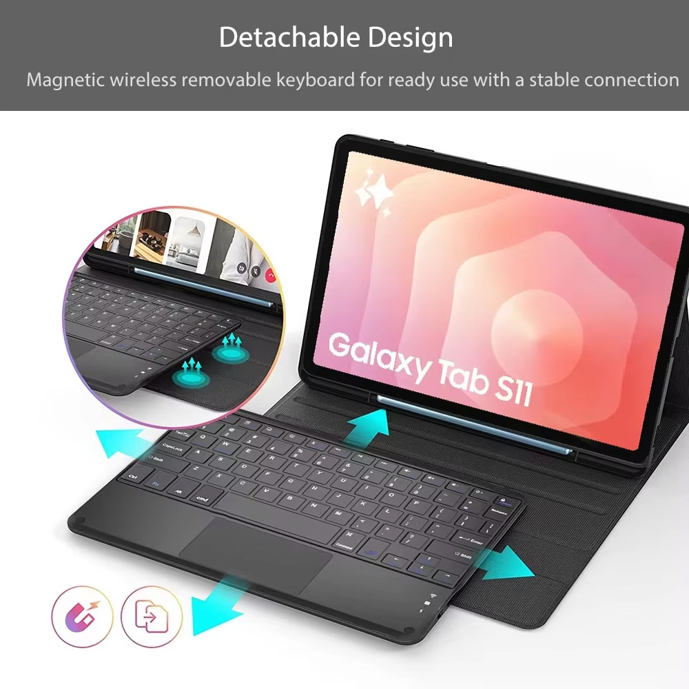 เคสคีย์บอร์ดแบบถอดได้สำหรับ Sa - Samsung Tablet Keyboard Accessories บทวิจารณ์และราคา